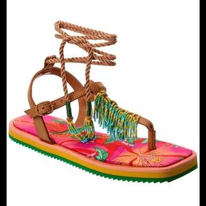 Farm Rio Floral Pietra Sandals BRAND NEW! NWOB. Women’s SIZE 9